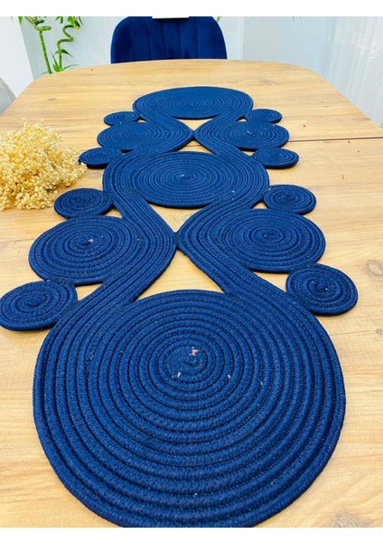 Jüt, Hasır,sarmal Model, Dekoratif Masa Örtüsü, Runner 40X110 Cm, Sehpa Örtüsü, Bohem Tarzı fırsatları