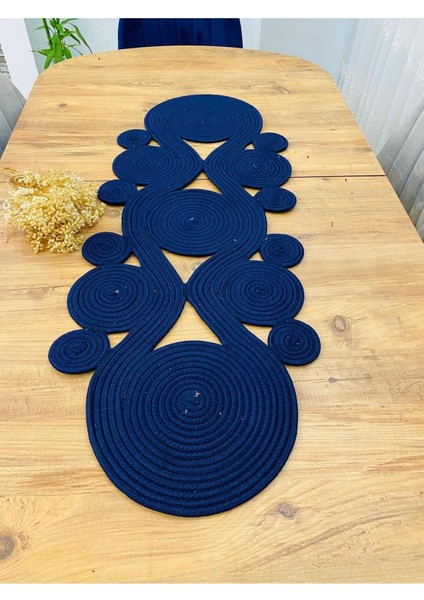Jüt, Hasır,sarmal Model, Dekoratif Masa Örtüsü, Runner 40X110 Cm, Sehpa Örtüsü, Bohem Tarzı indirimleri