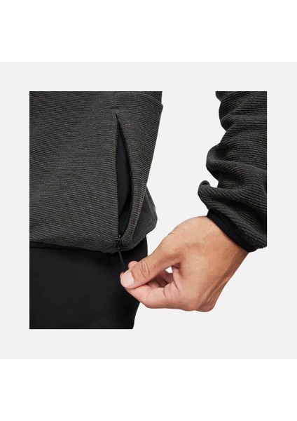 Dri-Fit Running Division Midlayer Pullover Hoodie Erkek Siyah Koşu Sweatshirt FB6864 modelleri