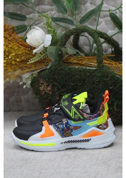 242 3325 Siyah Mavi Rahat Hafif Orijinal Ürün Erkek Çocuk Ayakkabı modelleri