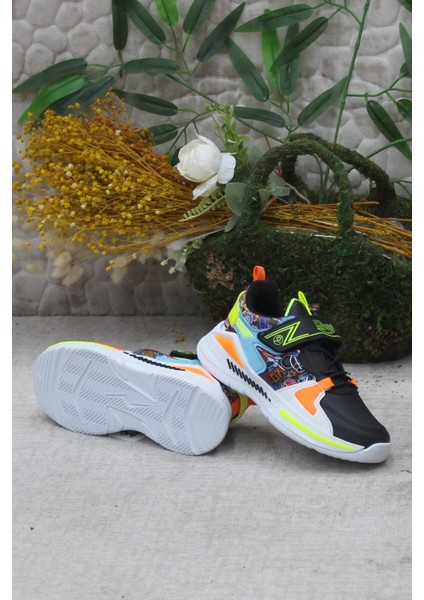 242 3325 Siyah Mavi Rahat Hafif Orijinal Ürün Erkek Çocuk Ayakkabı indirimleri