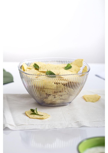 Akrilik Barok Şeffaf Orta Boy Kare Meyve & Salata Kasesi & Karıştırma Kabı / 1,5 Lt (Cam Değildir) fırsatları