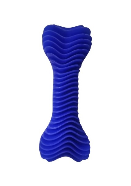 Plastik Tartar Giderici Büyük Kemik 17 cm Mavi