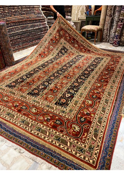El Dokuma Ottoman Uşak Serisi Şal Desenli 300X220