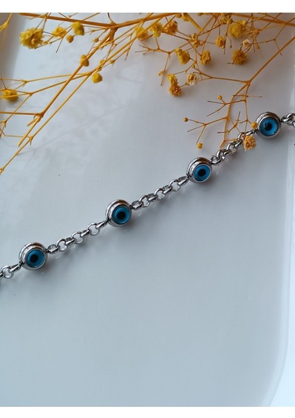 Halka Nazar Boncuklu Tarz ve Şık Çelik Bleklik fiyatları