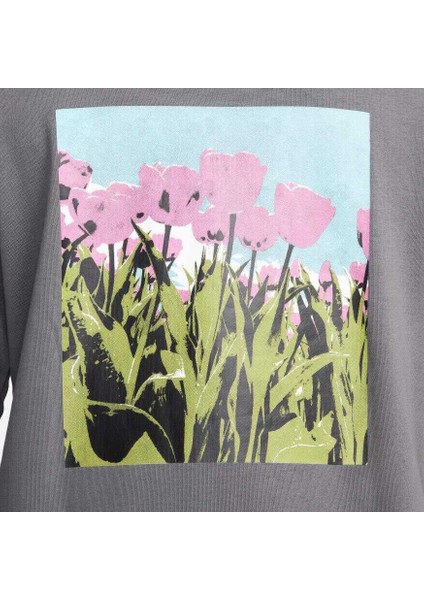 Dri Fit Hoodie Pullover Erkek Gri Kapüşonlu Spor Sweatshirt FN3285 fırsatları