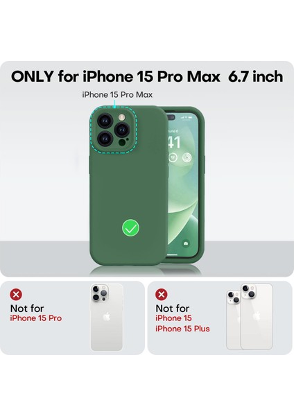 iPhone 15 Pro Max Kılıf Yüksek Kalite 3D Kamera Korumalı Içi Kadife Lansman Liquid Silikon Kapak fiyatları