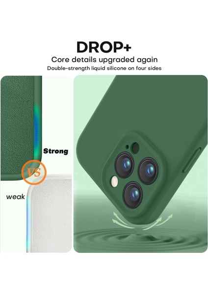 iPhone 15 Pro Max Kılıf Yüksek Kalite 3D Kamera Korumalı Içi Kadife Lansman Liquid Silikon Kapak fırsatları