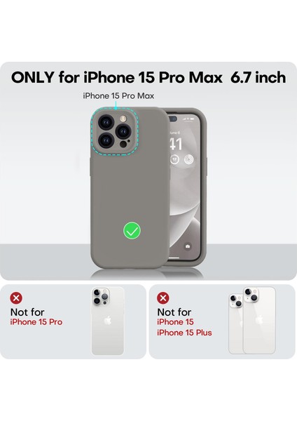 iPhone 15 Pro Max Kılıf Yüksek Kalite 3D Kamera Korumalı Içi Kadife Lansman Liquid Silikon Kapak fiyatları