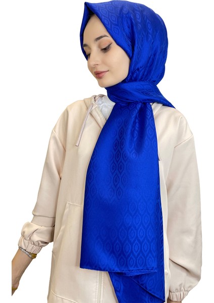Scarf Jakarlı Şal - Queen Baklava Desen Kadın Tesettür Jakar Şal 01138