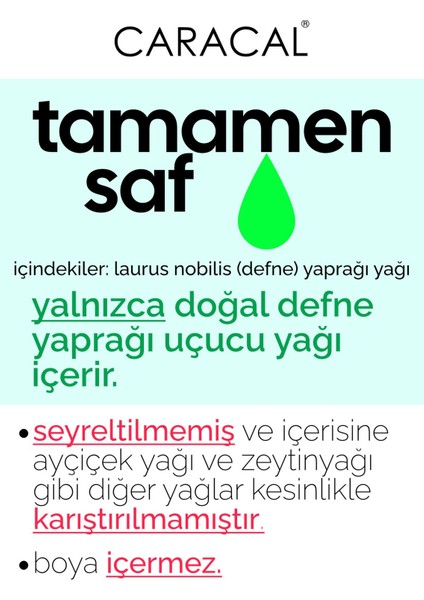 Doğal Defne Yaprağı Yağı %100 Saf Defne Yaprağı Uçucu Yağı 30ml
