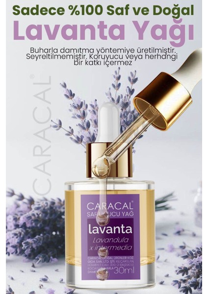 Doğal Lavanta Uçucu Yağı Saf Lavanta Yağı 30ml