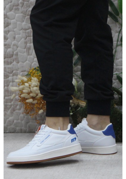 242 2058 Beyaz Mavi Rahat Orijinal Ürün Sneaker Erkek Ayakkabı modelleri