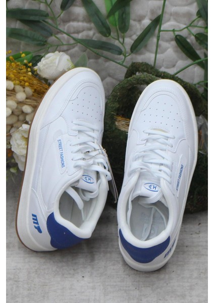 242 2058 Beyaz Mavi Rahat Orijinal Ürün Sneaker Erkek Ayakkabı indirimleri