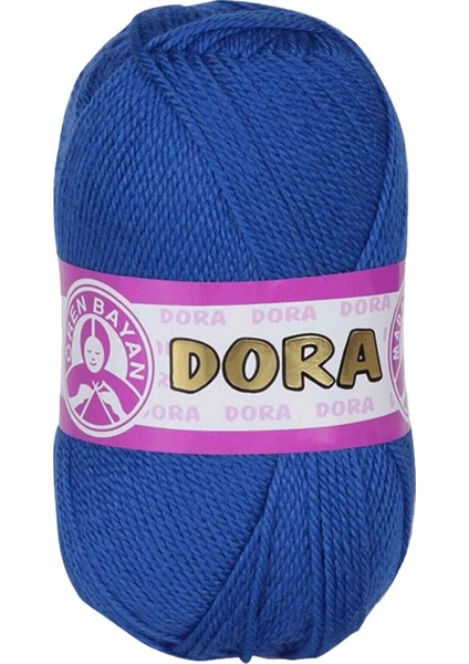1 Adet Dora El Örgü Ipi Yünü 100 gr 016 Saks Mavi
