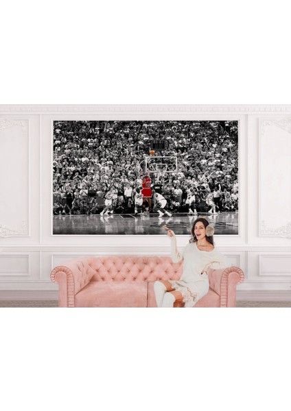 Michael Jordan Üçlük Şutu duvar Kağıdı - Posterı-5139