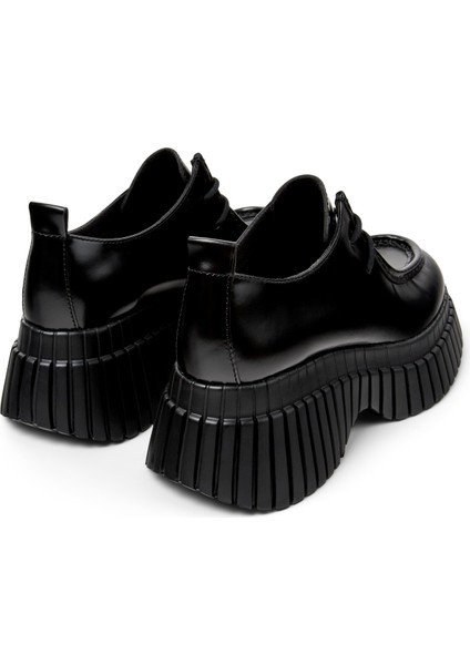 Deri Siyah Kadın Düz Ayakkabı K201678-001 fırsatları
