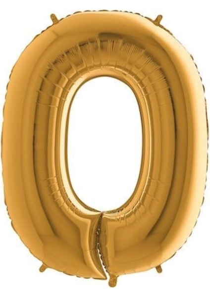 (0) Gold Folyo Balon- 40 Inç 100 cm