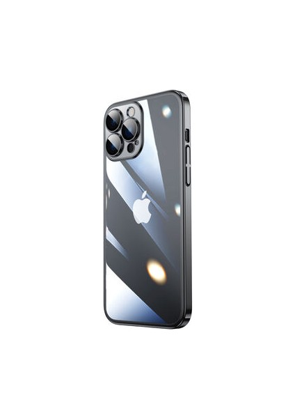 iPhone 13 Pro Max Kılıf Şık Görünümlü Sert Pc Renkli Çerçeveli Riksos Kapak