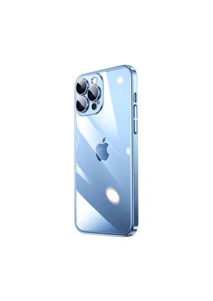 iPhone 13 Pro Max Kılıf Şık Görünümlü Sert Pc Renkli Çerçeveli Riksos Kapak