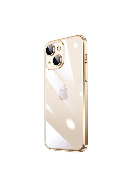 iPhone 13 Kılıf Şık Görünümlü Sert Pc Renkli Çerçeveli Riksos Kapak