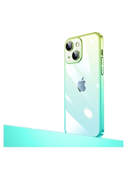 iPhone 14 Kılıf Parlak Renk Geçişli Kamera Korumalı Şık Senkron Kapak