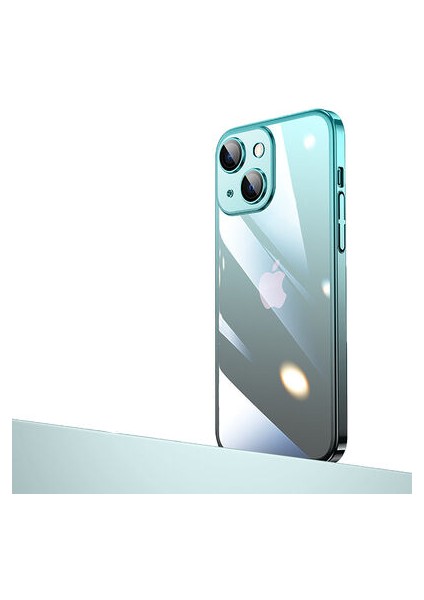 iPhone 14 Plus Kılıf Parlak Renk Geçişli Kamera Korumalı Şık Senkron Kapak