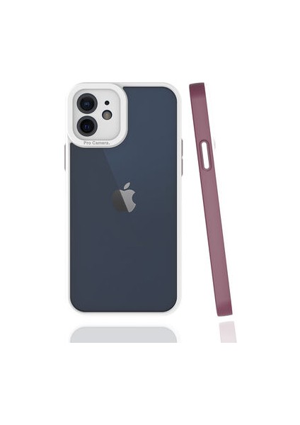 iPhone 12 Kılıf Şık Tasarımlı ve Kamera Korumalı Mima Premium Kapak