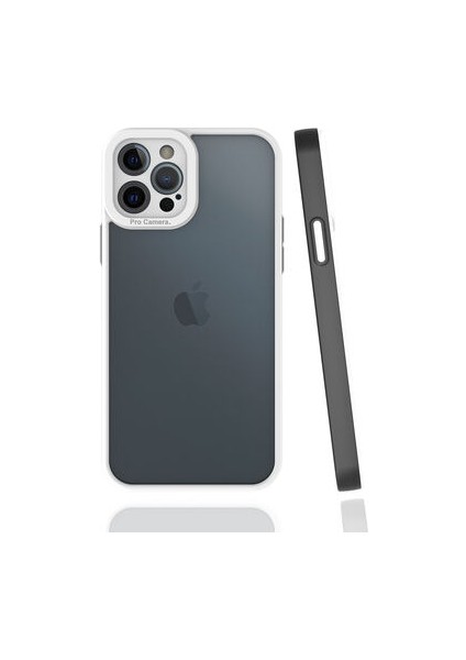 iPhone 12 Pro Kılıf Şık Tasarımlı ve Kamera Korumalı Mima Premium Kapak