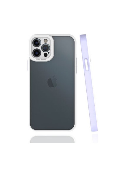 iPhone 12 Pro Kılıf Şık Tasarımlı ve Kamera Korumalı Mima Premium Kapak