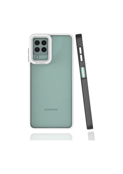 Samsung Galaxy A22 4g Kılıf Şık Tasarımlı ve Kamera Korumalı Mima Premium Kapak