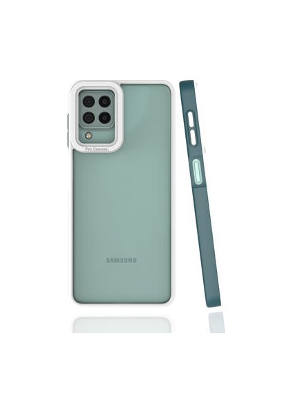 Samsung Galaxy M32 Kılıf Şık Tasarımlı ve Kamera Korumalı Mima Premium Kapak