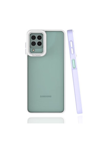 Samsung Galaxy A22 4g Kılıf Şık Tasarımlı ve Kamera Korumalı Mima Premium Kapak