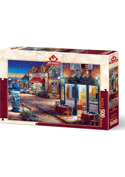 Puzzle Cafe Chez Michelle 500 Parça Puzzle
