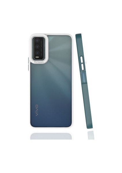 Vivo Y20S Kılıf Şık Tasarımlı ve Kamera Korumalı Mima Premium Kapak
