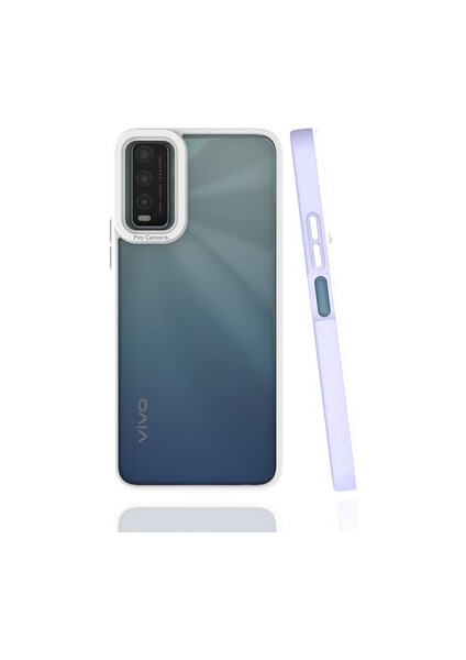 Vivo Y20S Kılıf Şık Tasarımlı ve Kamera Korumalı Mima Premium Kapak
