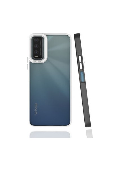 Vivo Y20S Kılıf Şık Tasarımlı ve Kamera Korumalı Mima Premium Kapak