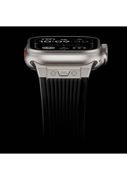Apple Watch 7 45MM KRD-113 Spor Görünümlü Silikon Kordon modelleri