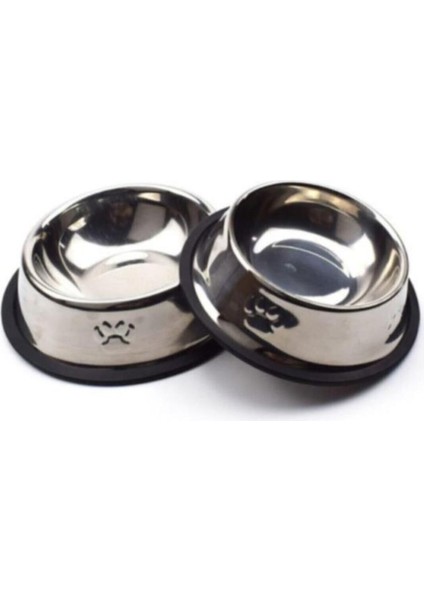 18 cm Paslanmaz Çelik Evcil Hayvan Kedi Köpek Mama Kabı