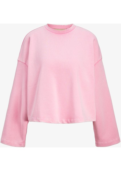 Jxelizabeth Loose Kadın Pembe Sweatshirt 12263614-MOONLITE Mauve