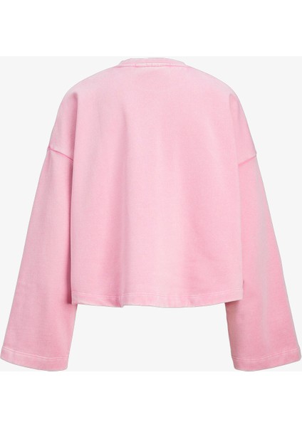 Jxelizabeth Loose Kadın Pembe Sweatshirt 12263614-MOONLITE Mauve