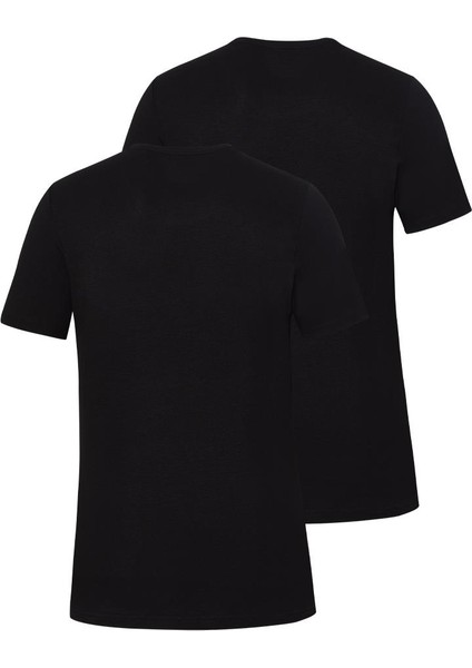 Tender Cotton 2'li Kısa Kol Siyah T-shirt 9675 fiyatları