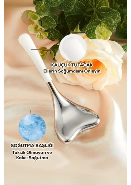Soğutma Başlıklı Yüz Masaj Aleti - Yüz ve Göz Altı Için Soğuk Kompres fiyatları