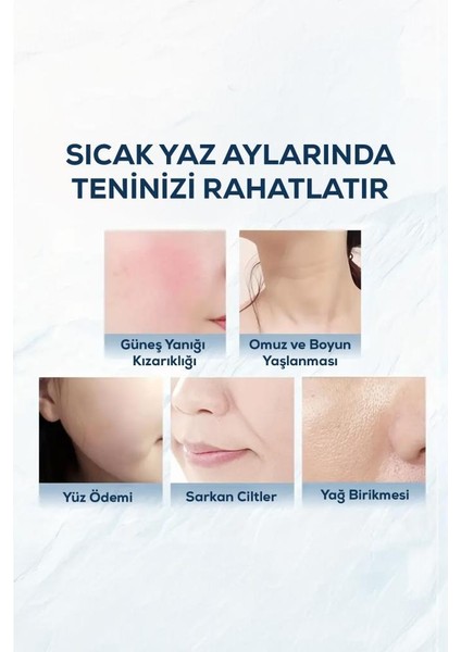 Soğutma Başlıklı Yüz Masaj Aleti - Yüz ve Göz Altı Için Soğuk Kompres fırsatları