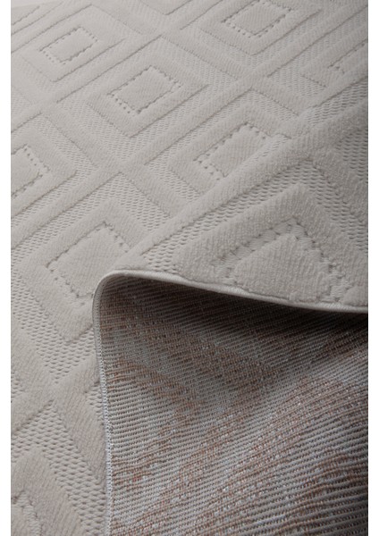 Dizayn 1089 Bej Kaymaz Taban Koridor Halısı Kesme Yolluk Mutfak Halısı Modern Salon Halısı 80 x 200 fırsatları
