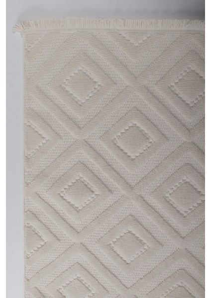 Dizayn 1089 Bej Kaymaz Taban Koridor Halısı Kesme Yolluk Mutfak Halısı Modern Salon Halısı 80 x 200 indirimleri