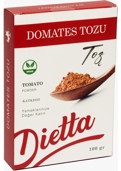 Food Kurutulmuş Domates Tozu 100 gr