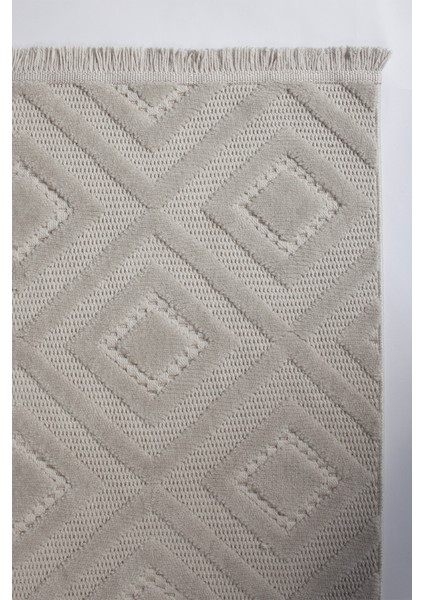 Dizayn 1089 Gri Kaymaz Taban Koridor Halısı Kesme Yolluk Mutfak Halısı Modern Salon Halısı 80 x 300 indirimleri