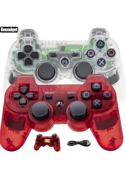Red1 Red1-Sony Ps3/pc Denetleyici Desteği Play Station 3 Joystick Konsolu Için Bluetooth Kablosuz Gamepad Controle (Yurt Dışından)
