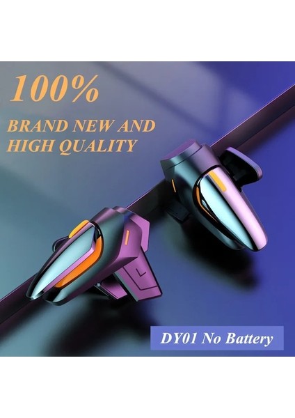 DY01-TYPE 1-DY01 Mobil Oyun Denetleyicisi L1R1 Tetik Düğmesi Pubg Amaç Çekim Gamepad Joystick Iphone Uyumlu Ios Android Akıllı Telefon Oyunu (Yurt Dışından)
